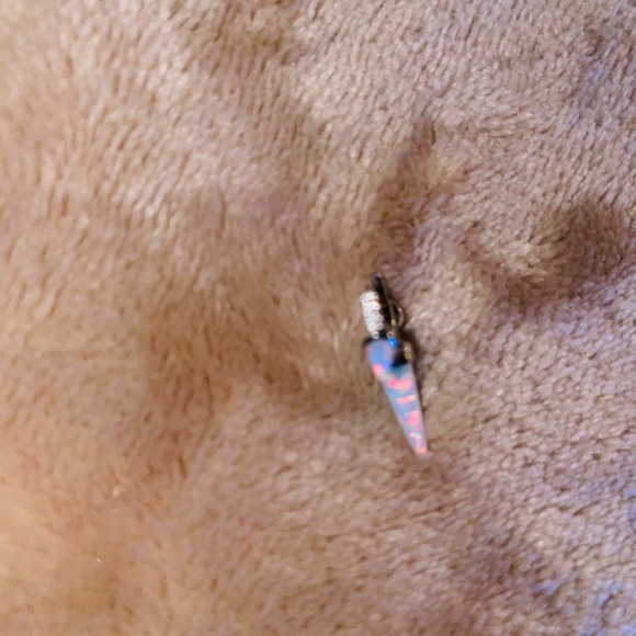 Maria Tash Silver and Opalescent Earrings - Picture 7 of 8